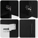 Set de mobilier pentru baie 3 pcs Stejar Negru Lemn compozit - WALTI WALTI
