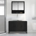 Set de mobilier pentru baie 2 pcs Stejar Negru Lemn compozit - WALTI WALTI