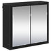 Set de mobilier pentru baie 3 pcs Stejar Negru Lemn compozit - WALTI WALTI