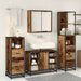 Set de mobilier pentru baie 3 pcs Lemn Vechi Lemn compozit - WALTI WALTI