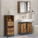 Set de mobilier pentru baie 3 pcs Lemn Vechi Lemn compozit - WALTI WALTI