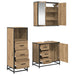 Set de mobilier pentru baie cu sertar 3 pcs Stejar Artizanal - WALTI WALTI