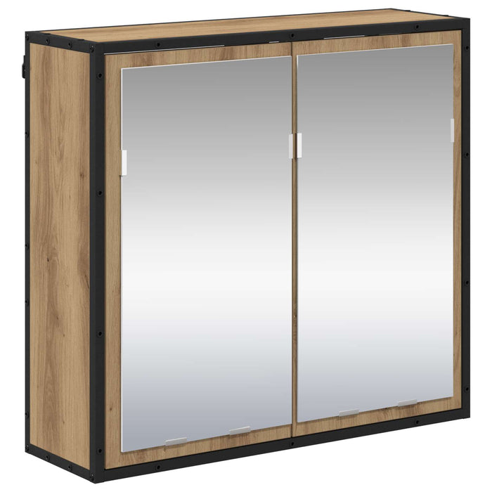 Set de mobilier pentru baie cu sertar 3 pcs Stejar Artizanal - WALTI WALTI