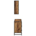 Set de mobilier pentru baie 2 pcs Lemn Vechi Lemn compozit - WALTI WALTI