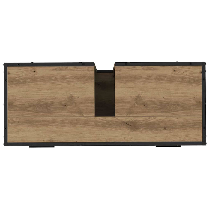 Set de mobilier pentru baie cu sertar 2 pcs Stejar Artizanal - WALTI WALTI