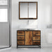 Set de mobilier pentru baie 2 pcs Lemn Vechi Lemn compozit - WALTI WALTI