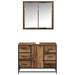 Set de mobilier pentru baie 2 pcs Lemn Vechi Lemn compozit - WALTI WALTI