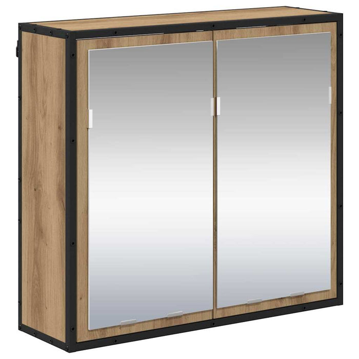 Set de mobilier pentru baie cu sertar 2 pcs Stejar Artizanal - WALTI WALTI