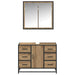 Set de mobilier pentru baie cu sertar 2 pcs Stejar Artizanal - WALTI WALTI