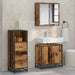 Set de mobilier pentru baie 3 pcs Lemn Vechi Lemn compozit - WALTI WALTI