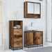 Set de mobilier pentru baie 3 pcs Lemn Vechi Lemn compozit - WALTI WALTI