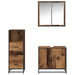 Set de mobilier pentru baie 3 pcs Lemn Vechi Lemn compozit - WALTI WALTI