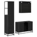 Set de mobilier pentru baie 3 pcs Lemn Vechi Lemn compozit - WALTI WALTI