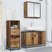 Set de mobilier pentru baie 3 pcs Lemn Vechi Lemn compozit - WALTI WALTI