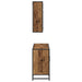 Set de mobilier pentru baie 2 pcs Lemn Vechi Lemn compozit - WALTI WALTI