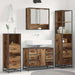 Set de mobilier pentru baie 4 pcs Lemn Vechi Lemn compozit - WALTI WALTI