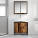 Set de mobilier pentru baie 2 pcs Lemn Vechi Lemn compozit - WALTI WALTI