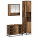 Set de mobilier pentru baie 3 pcs Lemn Vechi Lemn compozit - WALTI WALTI