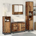 Set de mobilier pentru baie 3 pcs Lemn Vechi Lemn compozit - WALTI WALTI
