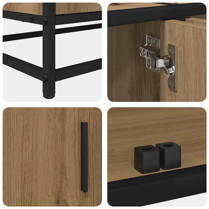 Unități TV 2 pcs Stejar Artizanal 240 x 35 x 41 cm - WALTI WALTI