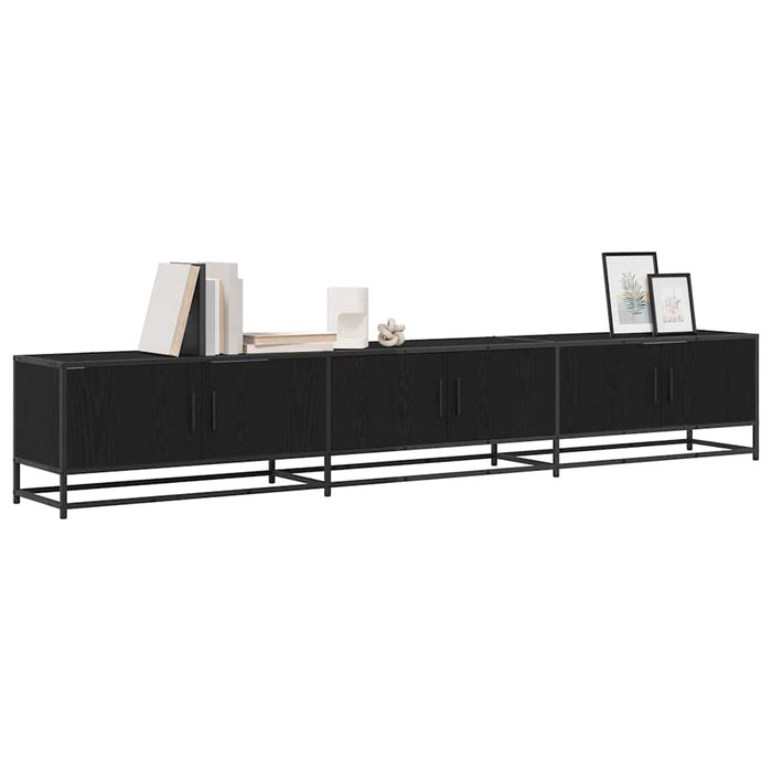 Cabinet TV Stejar negru 240 x 35 x 41 cm Lemn compozit - WALTI WALTI