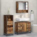 Set de mobilier pentru baie 3 pcs Lemn Vechi Lemn compozit - WALTI WALTI