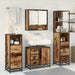 Set de mobilier pentru baie 4 pcs Lemn Vechi Lemn compozit - WALTI WALTI