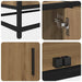 Unități TV 2 pcs Stejar Artizanal 210 x 35 x 41 cm - WALTI WALTI