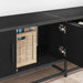 Cabinet TV Stejar negru 210 x 35 x 41 cm Lemn compozit - WALTI WALTI