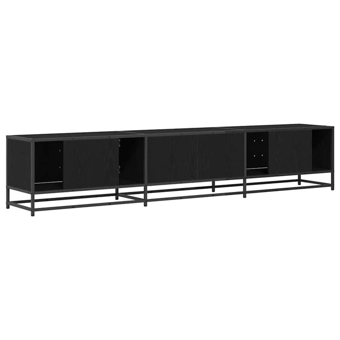 Cabinet TV Stejar negru 210 x 35 x 41 cm Lemn compozit - WALTI WALTI