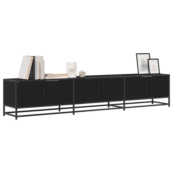 Cabinet TV Stejar negru 210 x 35 x 41 cm Lemn compozit - WALTI WALTI