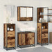 Set de mobilier pentru baie 4 pcs Lemn Vechi Lemn compozit - WALTI WALTI