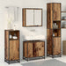 Set de mobilier pentru baie 3 pcs Lemn Vechi Lemn compozit - WALTI WALTI