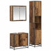 Set de mobilier pentru baie 3 pcs Lemn Vechi Lemn compozit - WALTI WALTI