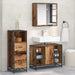 Set de mobilier pentru baie 3 pcs Lemn Vechi Lemn compozit - WALTI WALTI