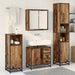 Set de mobilier pentru baie 3 pcs Lemn Vechi Lemn compozit - WALTI WALTI