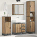 Set de mobilier pentru baie cu sertar 3 pcs Stejar Artizanal - WALTI WALTI