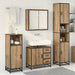 Set de mobilier pentru baie cu sertar 3 pcs Stejar Artizanal - WALTI WALTI