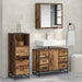 Set de mobilier pentru baie 3 pcs Lemn Vechi Lemn compozit - WALTI WALTI
