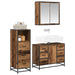 Set de mobilier pentru baie 3 pcs Lemn Vechi Lemn compozit - WALTI WALTI