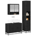 Set de mobilier pentru baie 3 pcs Lemn Vechi Lemn compozit - WALTI WALTI