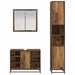 Set de mobilier pentru baie 3 pcs Lemn Vechi Lemn compozit - WALTI WALTI