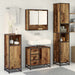 Set de mobilier pentru baie 3 pcs Lemn Vechi Lemn compozit - WALTI WALTI