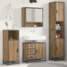 Set de mobilier pentru baie cu sertar 3 pcs Stejar Artizanal - WALTI WALTI