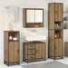 Set de mobilier pentru baie cu sertar 3 pcs Stejar Artizanal - WALTI WALTI