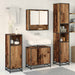 Set de mobilier pentru baie 3 pcs Lemn Vechi Lemn compozit - WALTI WALTI