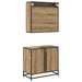 Set de mobilier pentru baie cu sertar 2 pcs Stejar Artizanal - WALTI WALTI