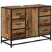 Set de mobilier pentru baie 3 pcs Lemn Vechi Lemn compozit - WALTI WALTI