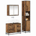 Set de mobilier pentru baie 3 pcs Lemn Vechi Lemn compozit - WALTI WALTI