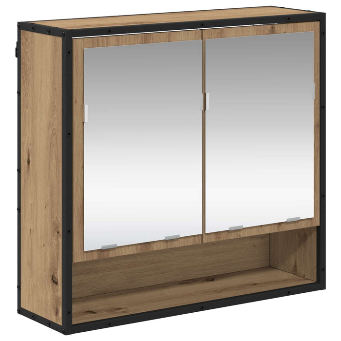 Set de mobilier pentru baie cu sertar 3 pcs Stejar Artizanal WALTI